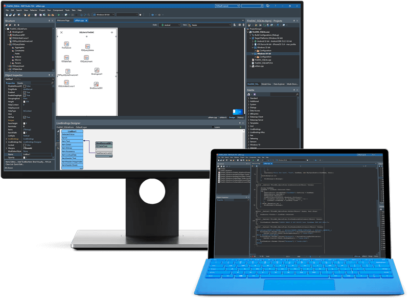 Build native C++ apps 10x faster with less code.
