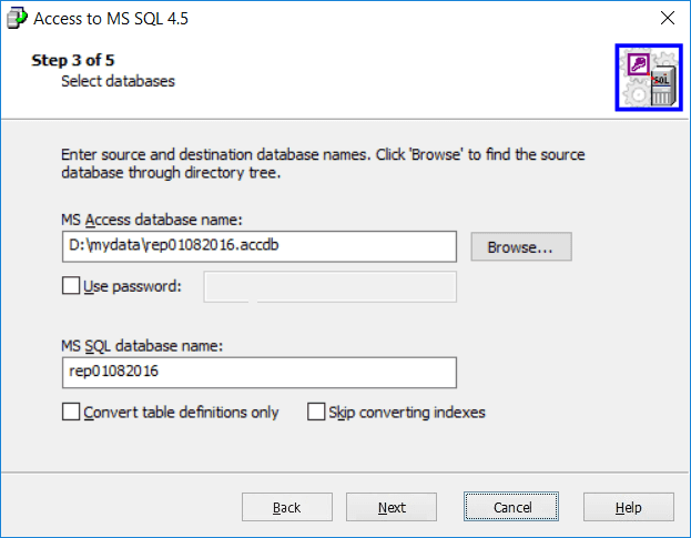 imagem do produto Microsoft SQL Server to MySQL