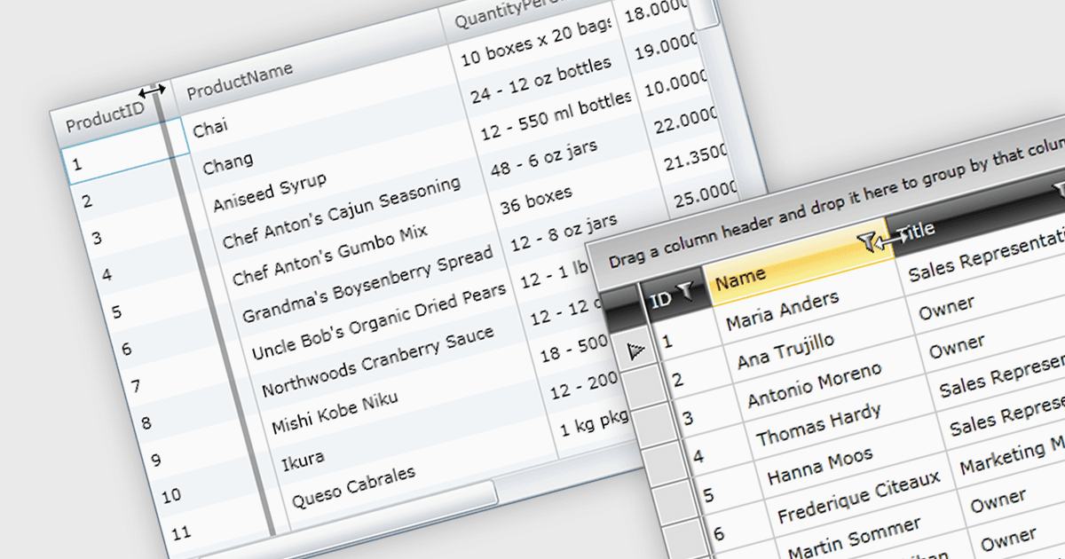 Let Users Tailor Your Grid by Resizing Columns