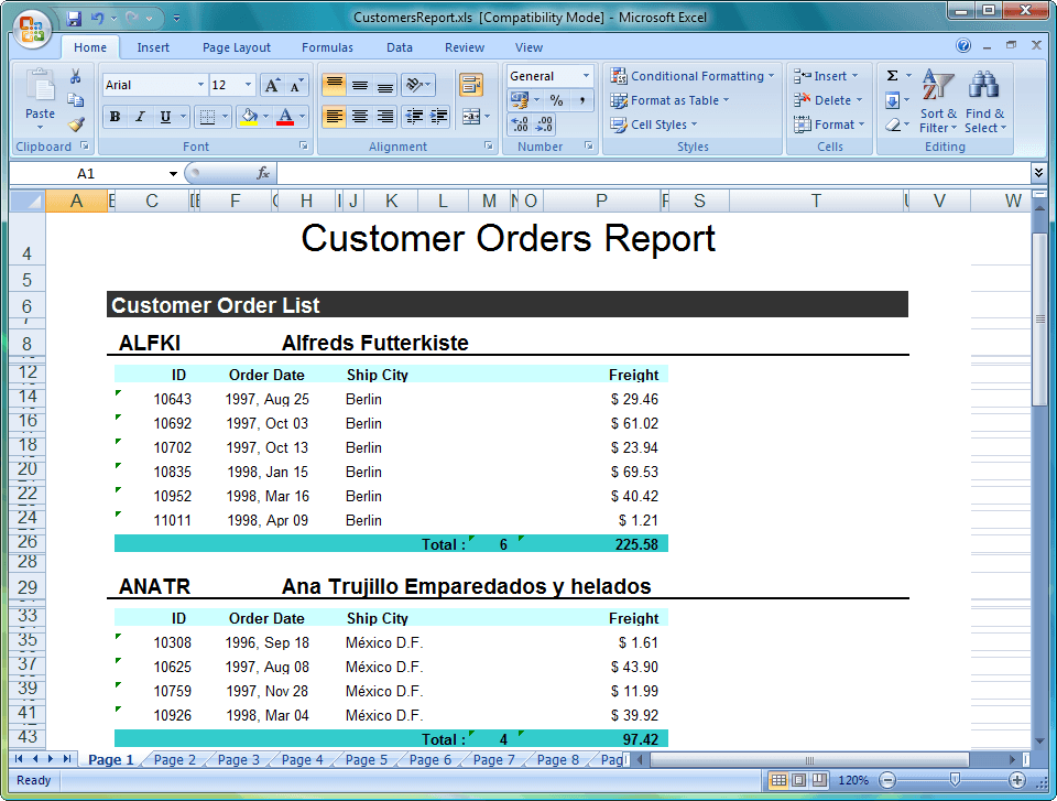 Aspose.Cells for JasperReports released