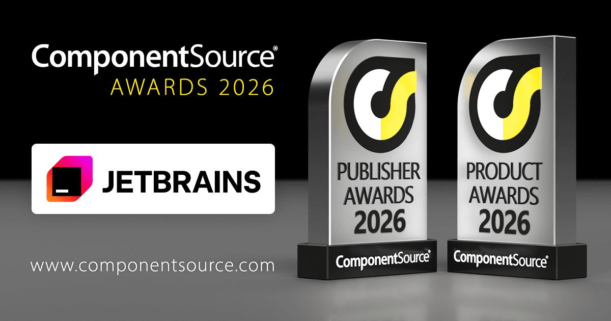 JetBrains Wins 12 ComponentSource Awards