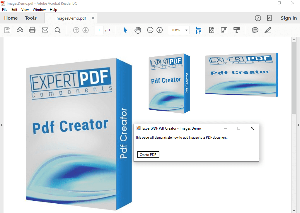 Add PDF creation, HTML to PDF conversion and RTF to PDF conversion to your applications.
