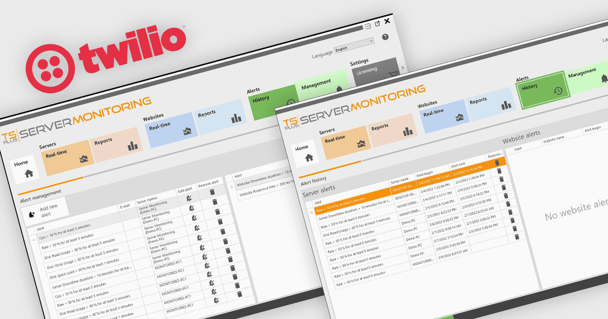 Instantly Deliver Server Alerts by SMS with Twilio