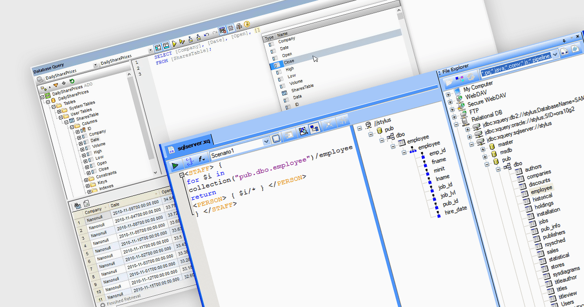 Utilize SQL Server in Structured Document Authoring
