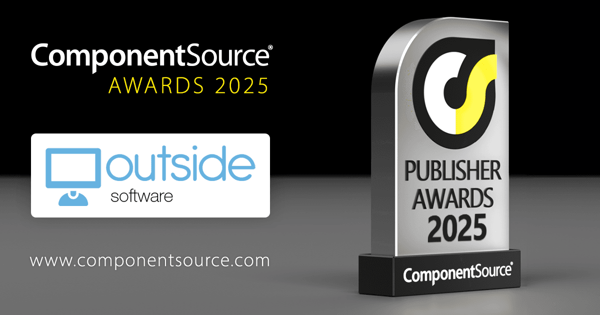 Outside Software gewinnt ComponentSource Award