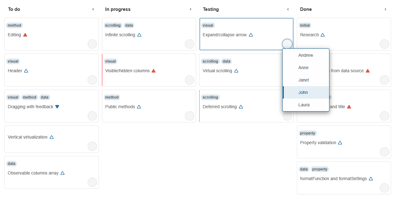 Smart UI Kanban for Blazor product image