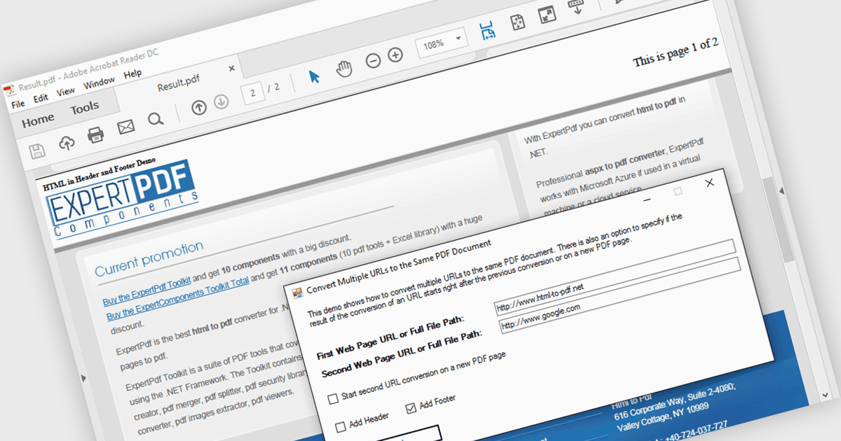 Convert HTML Pages to PDF in .NET 8 Applications