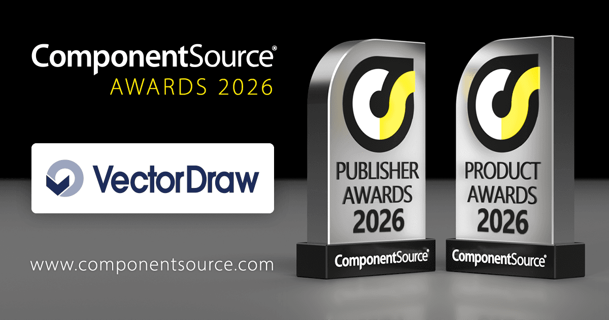VectorDraw Wins Two ComponentSource Awards