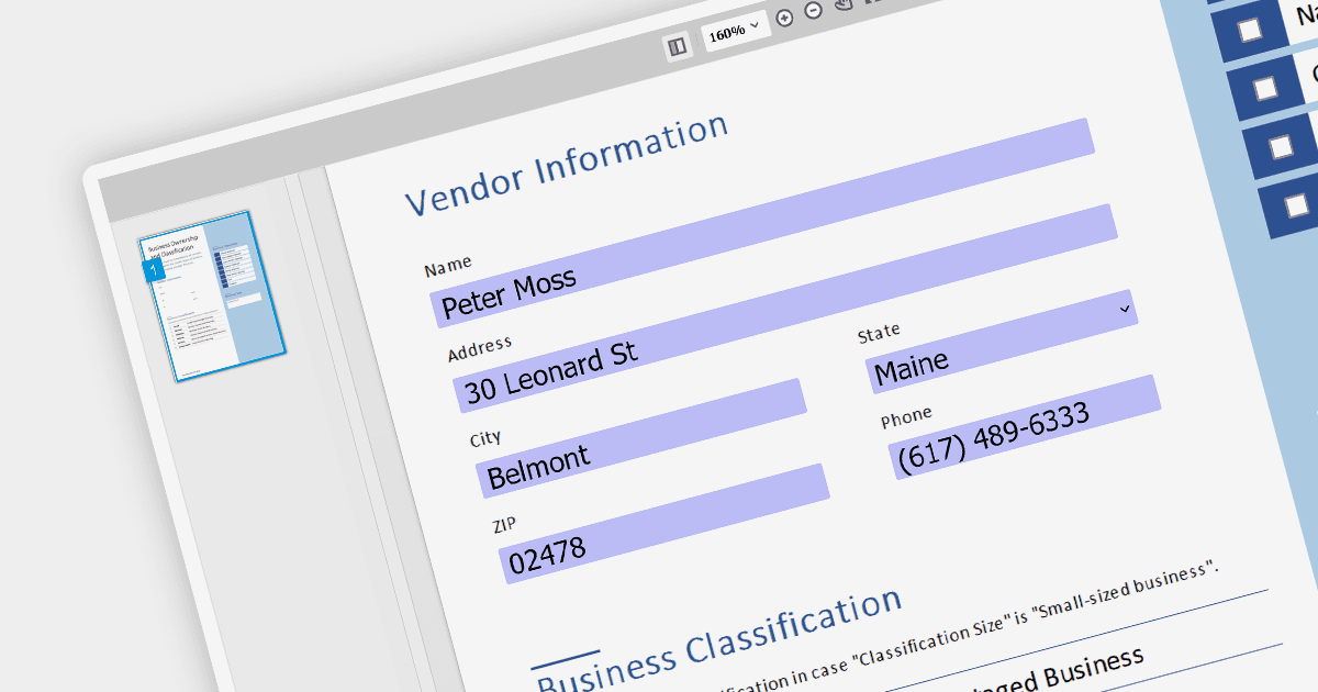 Save Completed PDF Forms Directly to Your Documents
