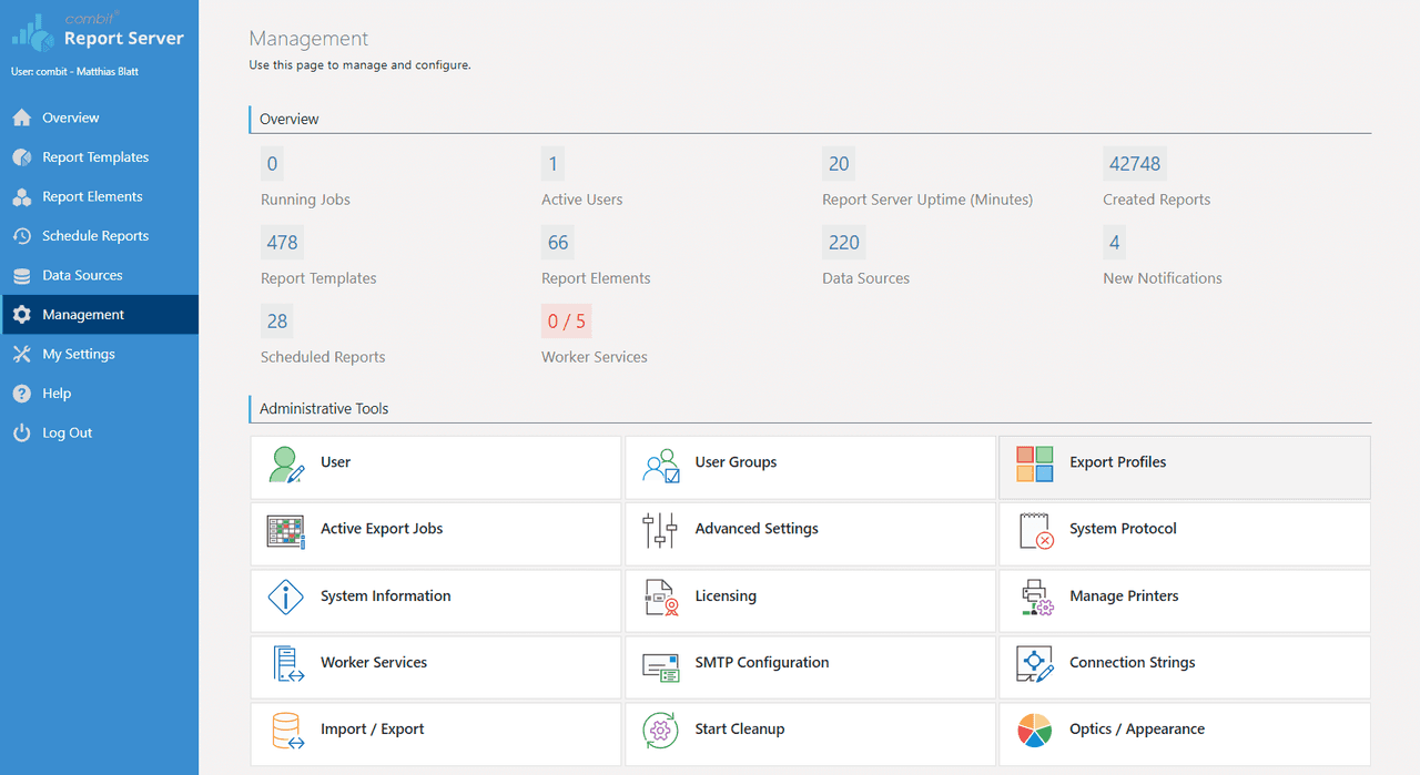 imagen del producto combit Report Server