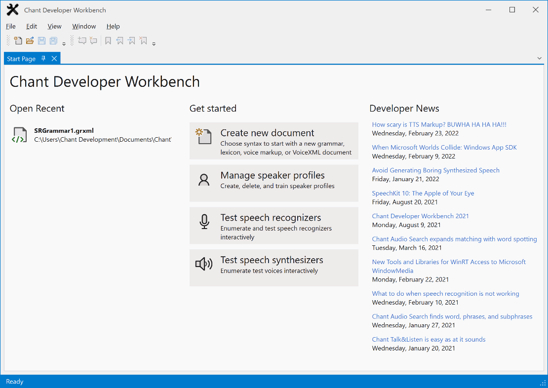 Develop Software that speaks, listens and interacts with users.