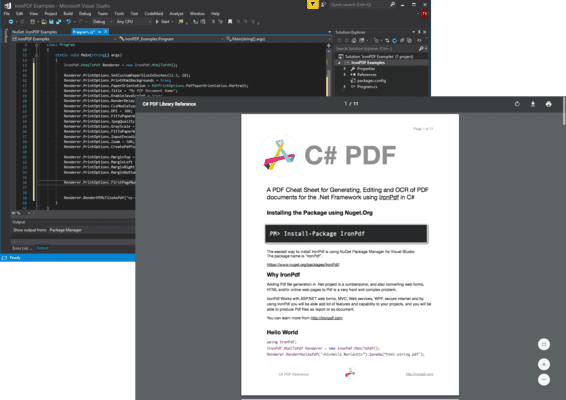A comprehensive collection of Iron Software's .NET libraries, including IronPDF, IronOCR, IronXL, IronBarcode, and more.