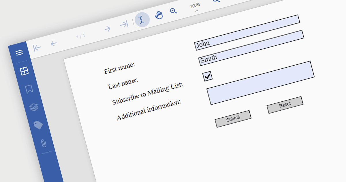 Leverage PDF Forms to Collect Data