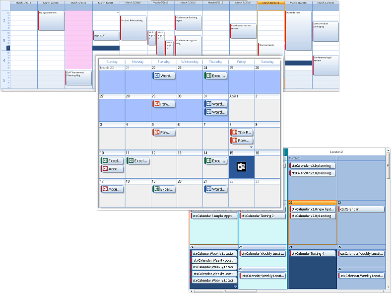 Industry tested, enterprise application design and scheduling component software.