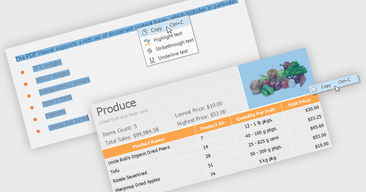 Let Users Extract Content from PDF Documents