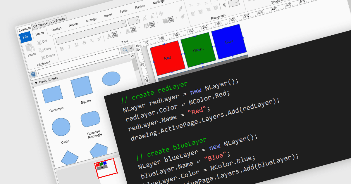 Organize Diagram Designs with Layers