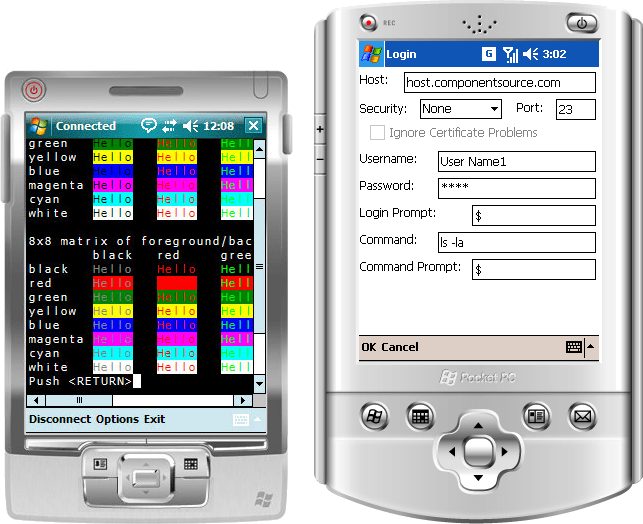 Add terminal emulation to mobile devices