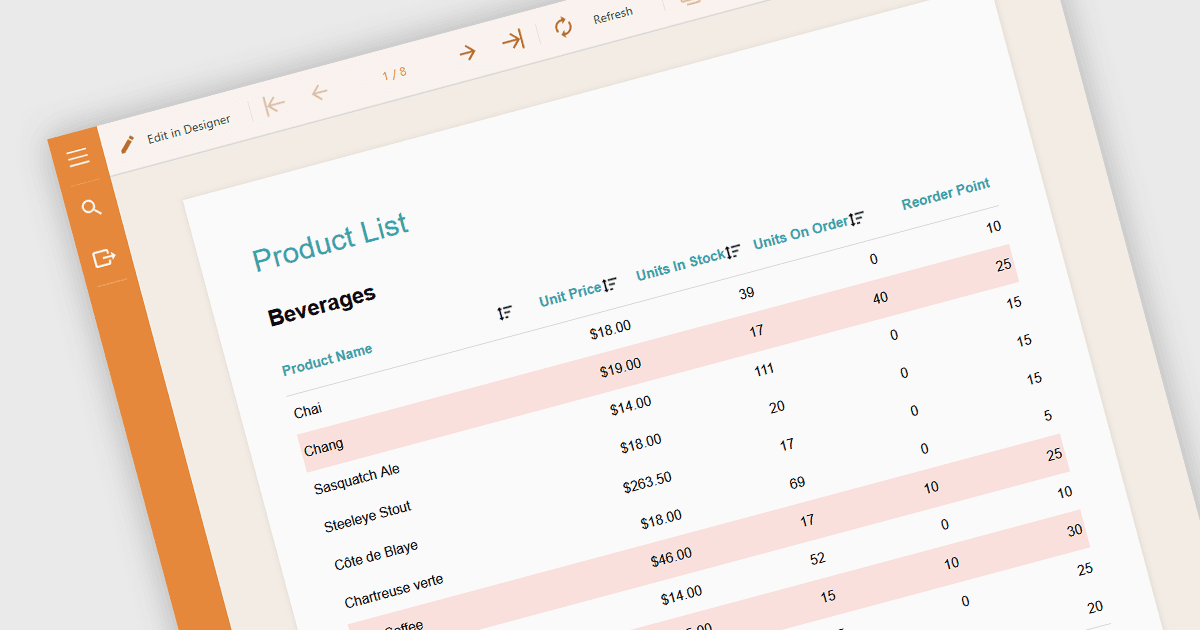 Automatically Format Data in Your Reports