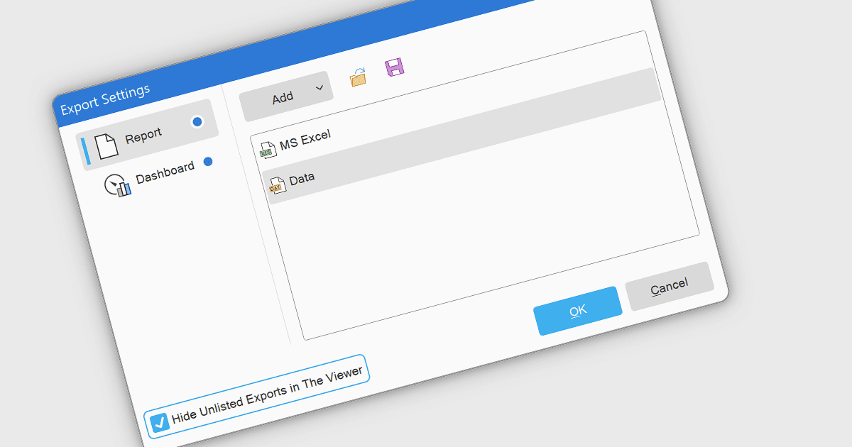 Personalize as Opções de Exportação para uma Interface Eficiente