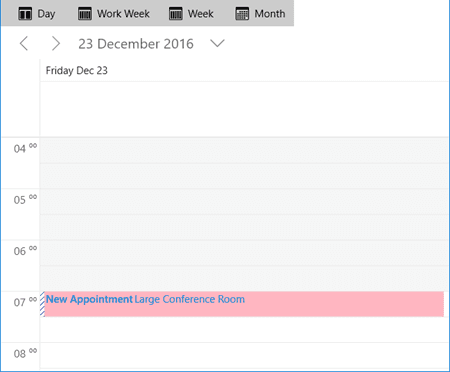 ComponentOne UWP Scheduler product image