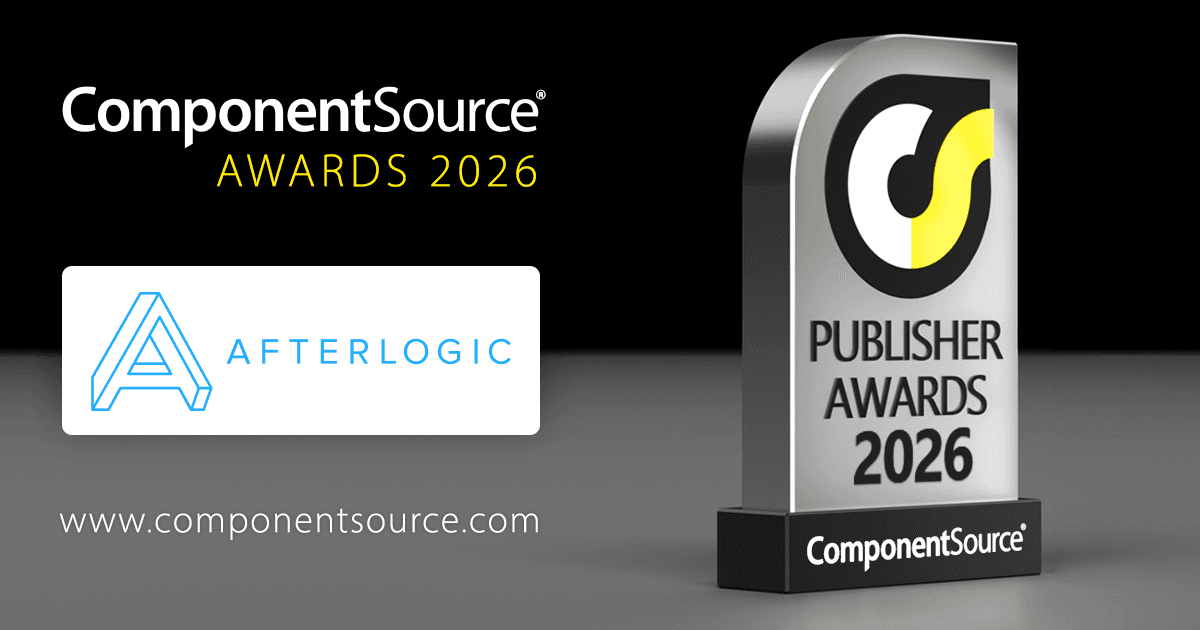Afterlogic Wins ComponentSource Award