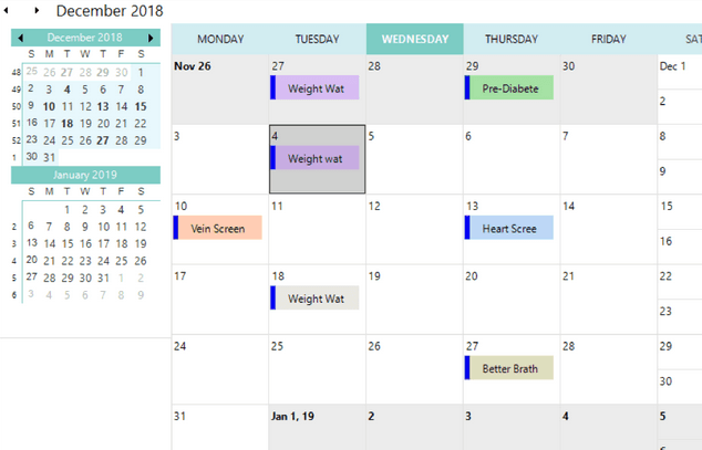 Syncfusion WinForms Calendar and Scheduling Controls product image