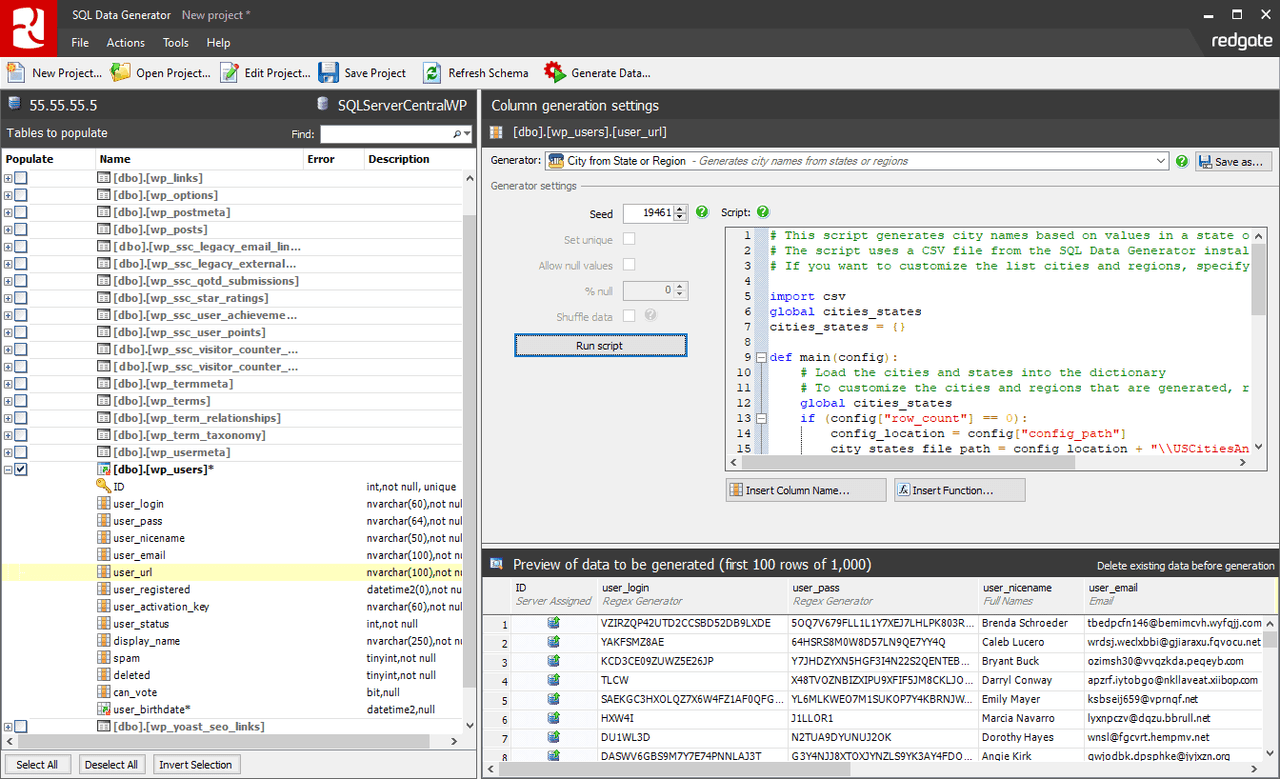 SQL Data Generator product image