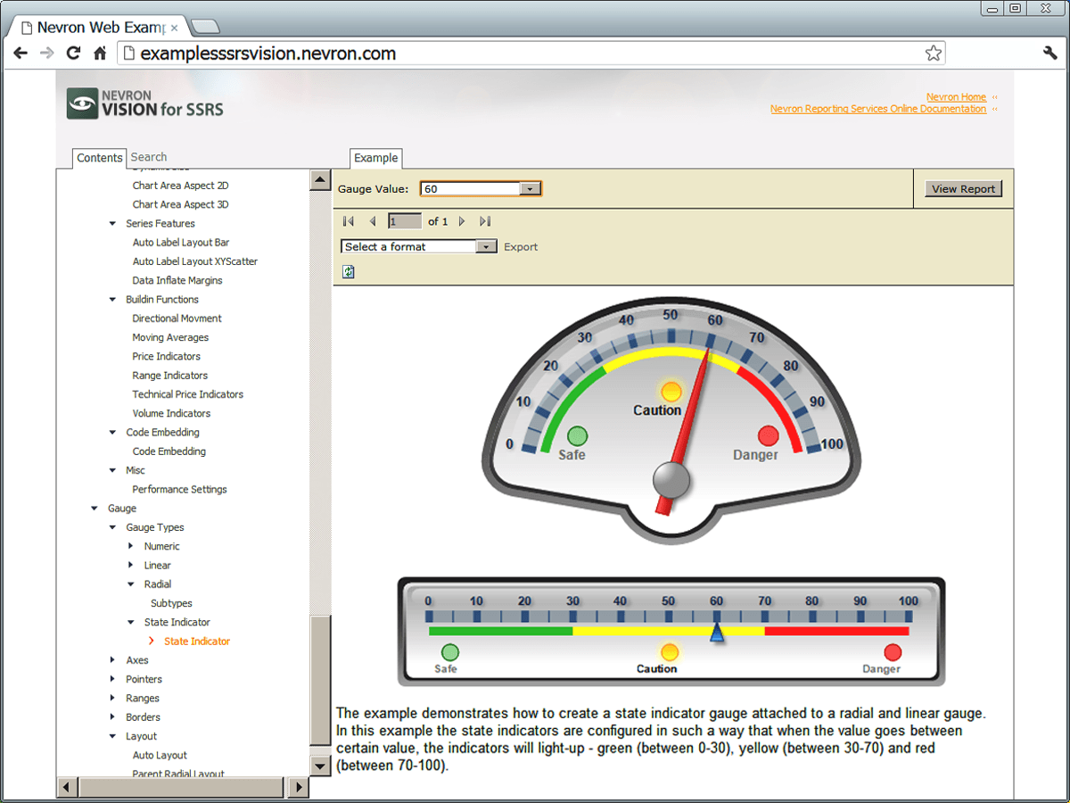 Advanced Gauges and KPIs for Reporting Services.