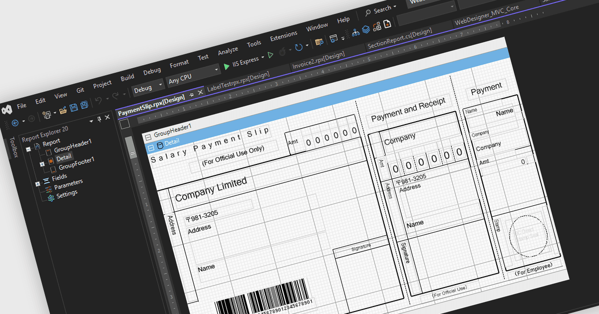 Customise Reports with Visual Design