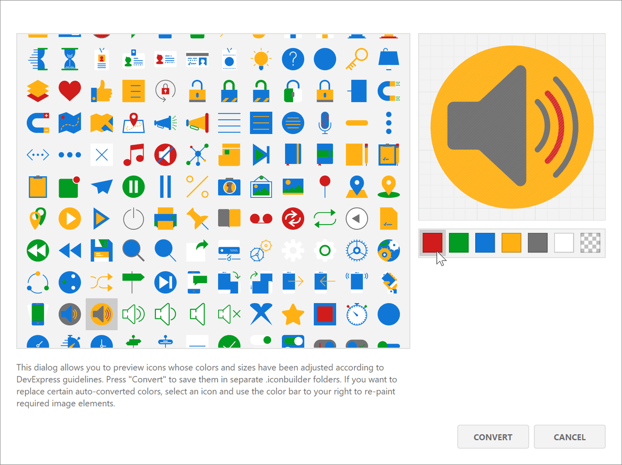 DevExpress WinForms SVG Icon Builder 产品图片