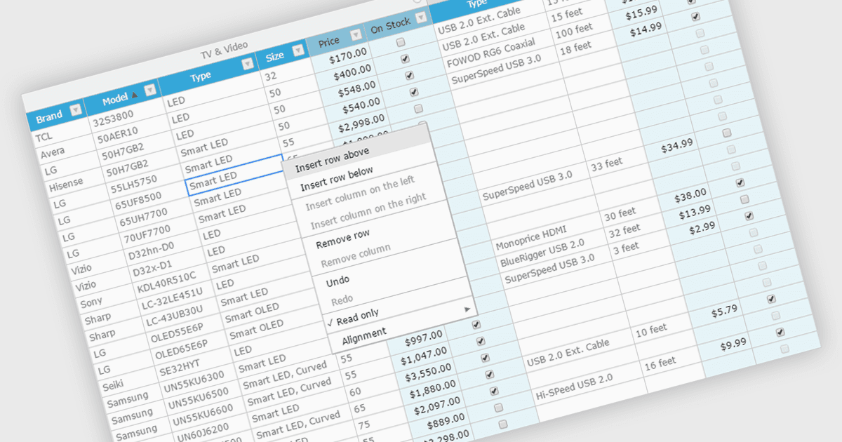 Boost Grid Performance with Cached Cell Nodes