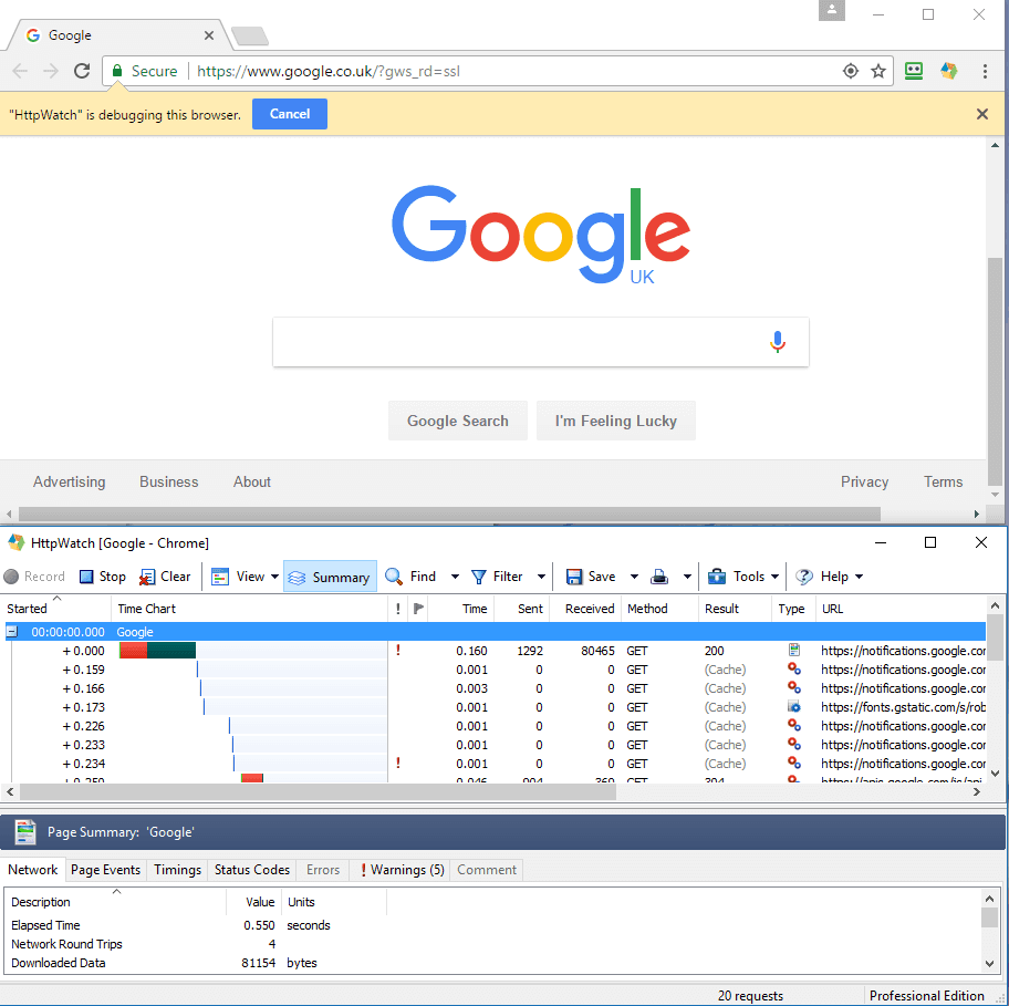 HttpWatch product image
