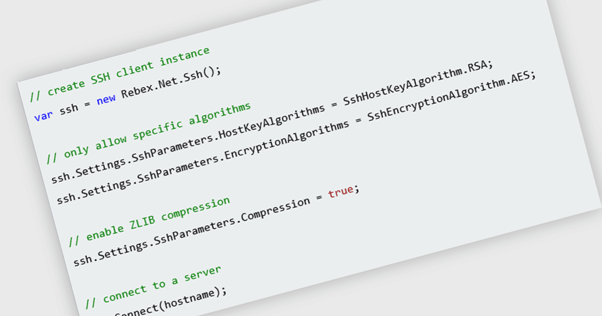 Enable Secure Data Transfer with SSH