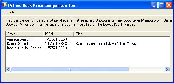 A state machine can be used to search web sites in order to extract information from them.