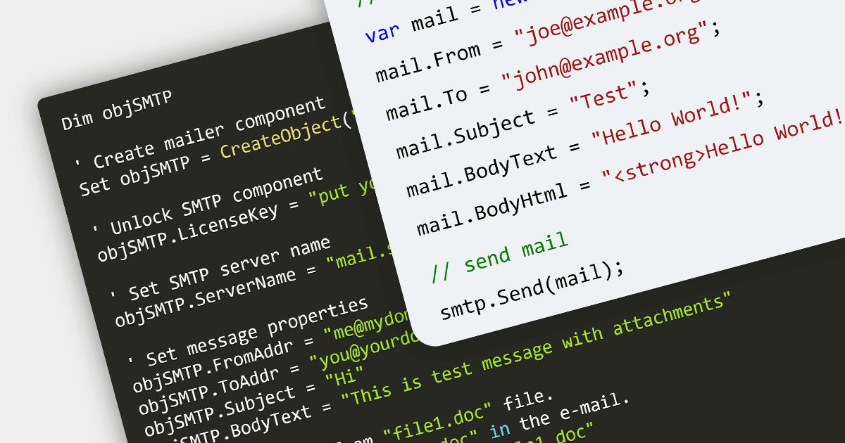 Send Emails from .NET 7 Apps via SMTP