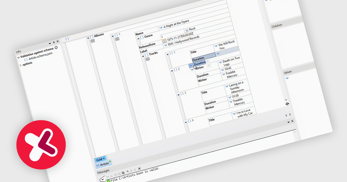 BSON bearbeiten und validieren – mit vollständigen JSON-Style-Tools