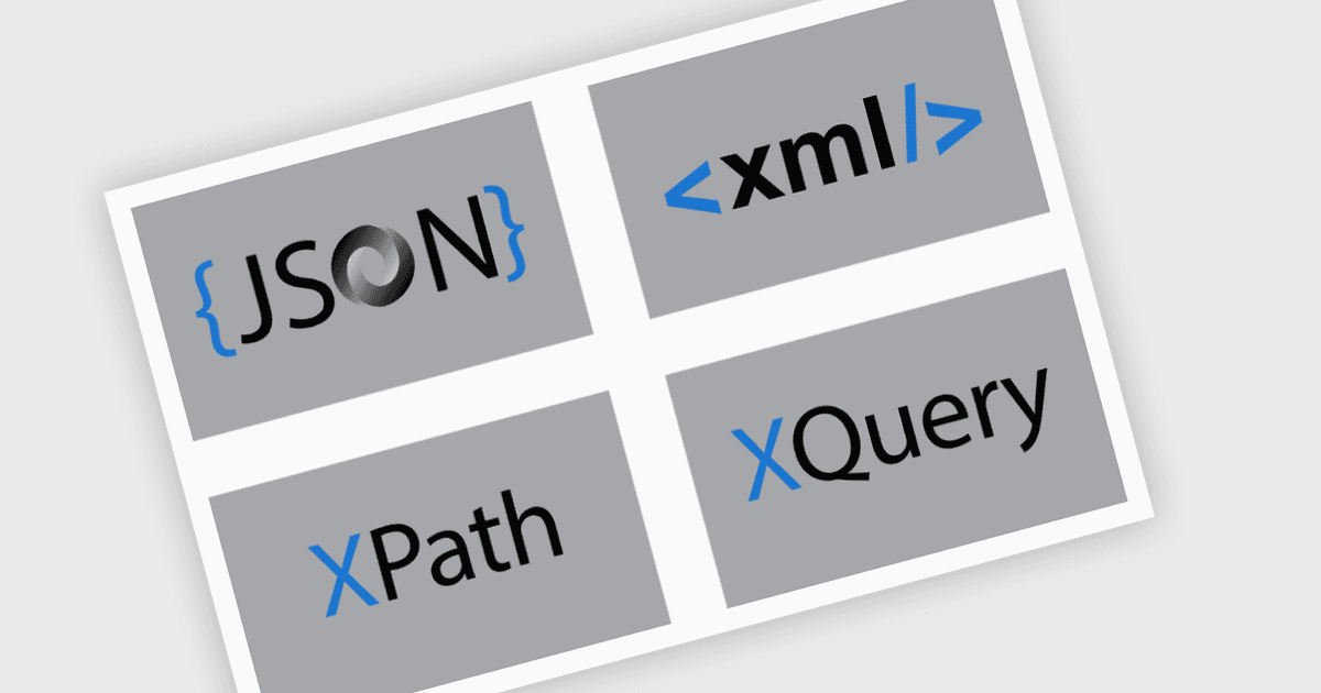 Edit and Query JSON, XML, XPath, and XQuery