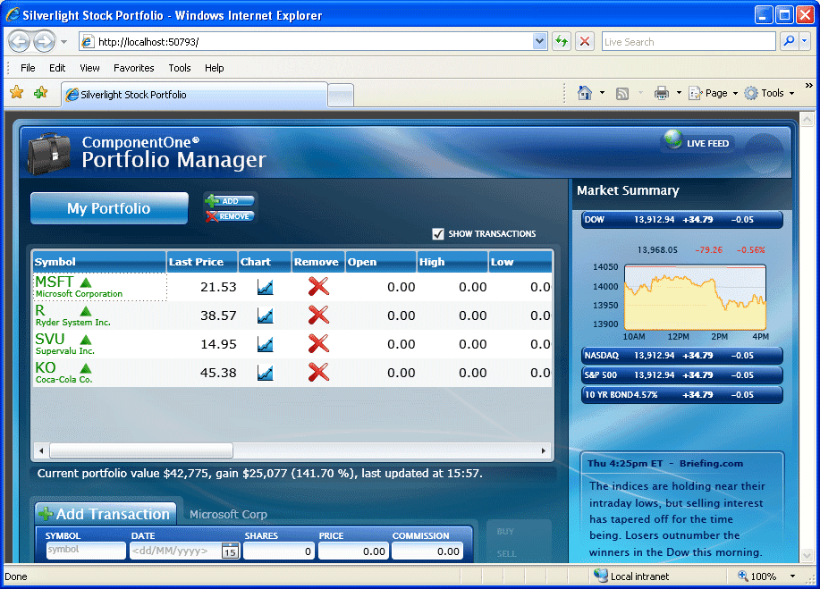 imagem do produto ComponentOne Studio Silverlight