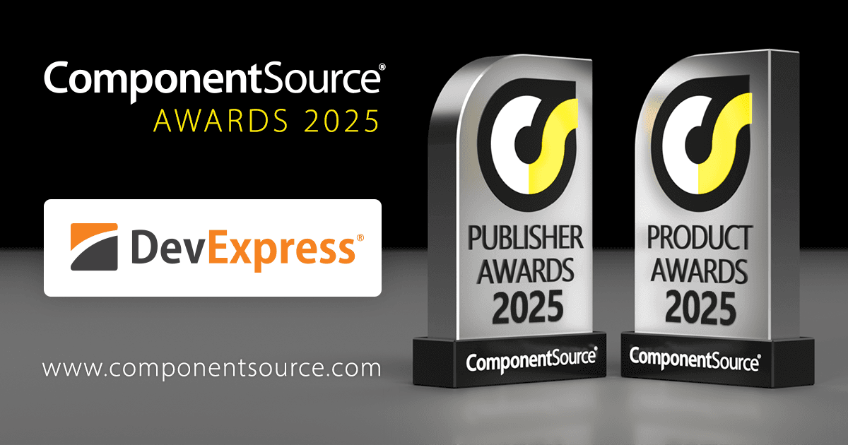 DevExpress gana los premios #1 al Editor y al Producto