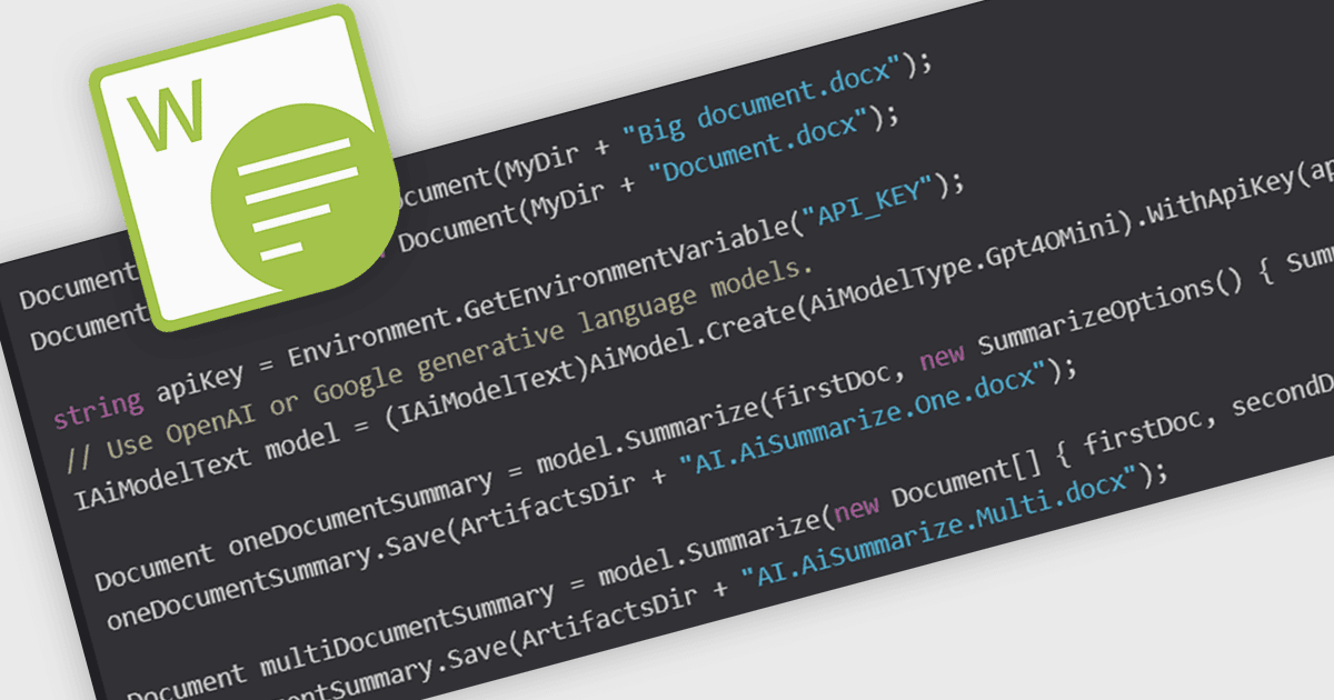 Optimize Document Analysis with AI Summarization