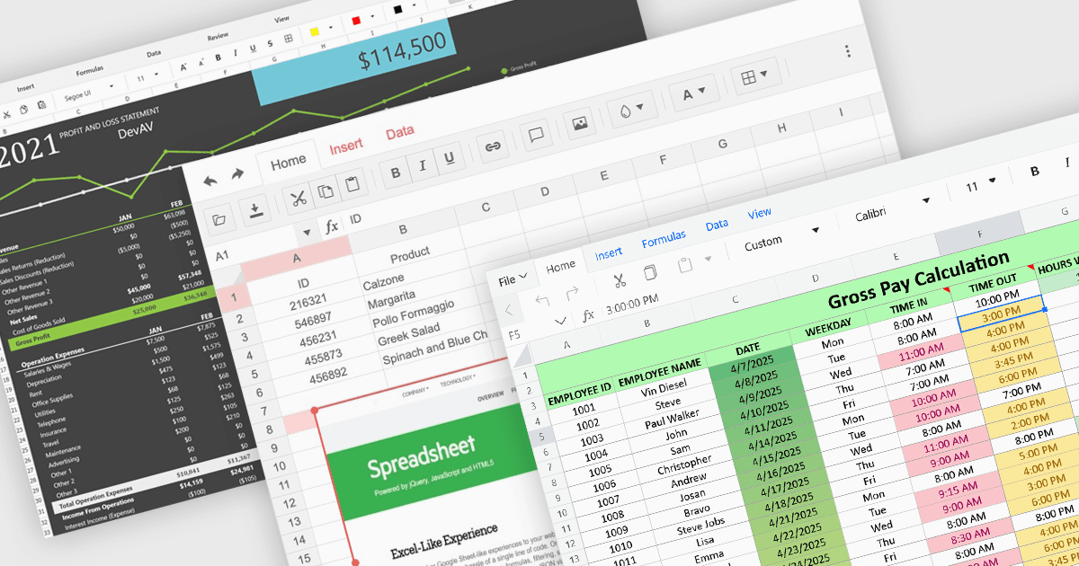 Improve Spreadsheet Data Readability