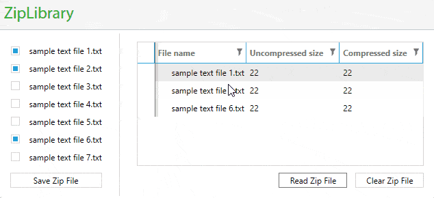 immagine del prodotto Telerik UI for ASP.NET Core ZipLibrary