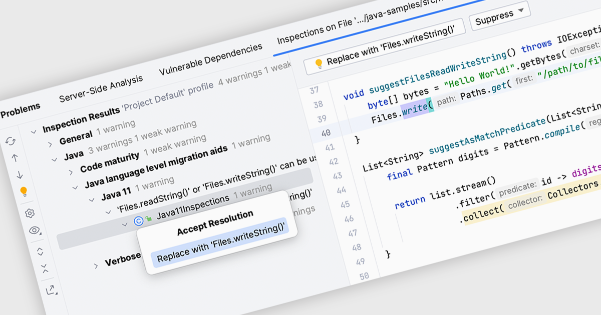 Elevate Your Code with Intelligent Code Inspection