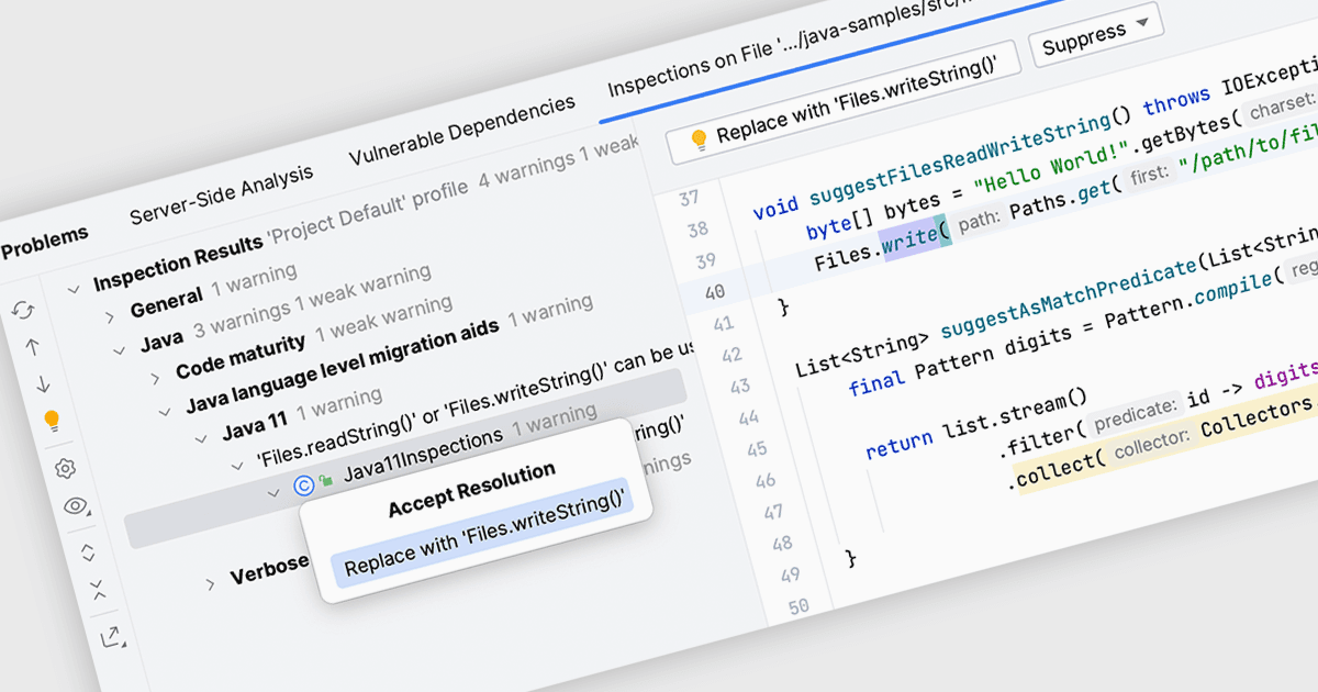 Elevate Your Code with Intelligent Code Inspection