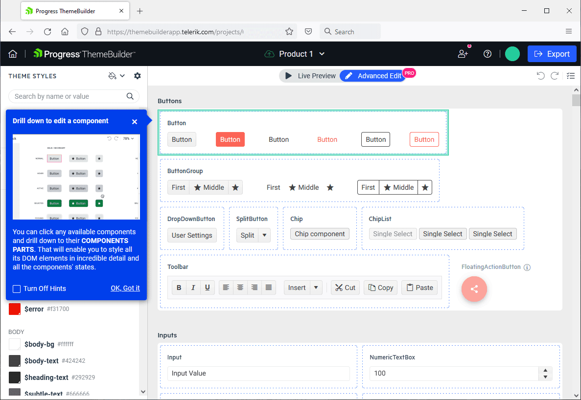 Progress ThemeBuilder product image