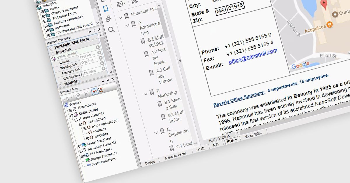 Generate PDF Documents from XML Files
