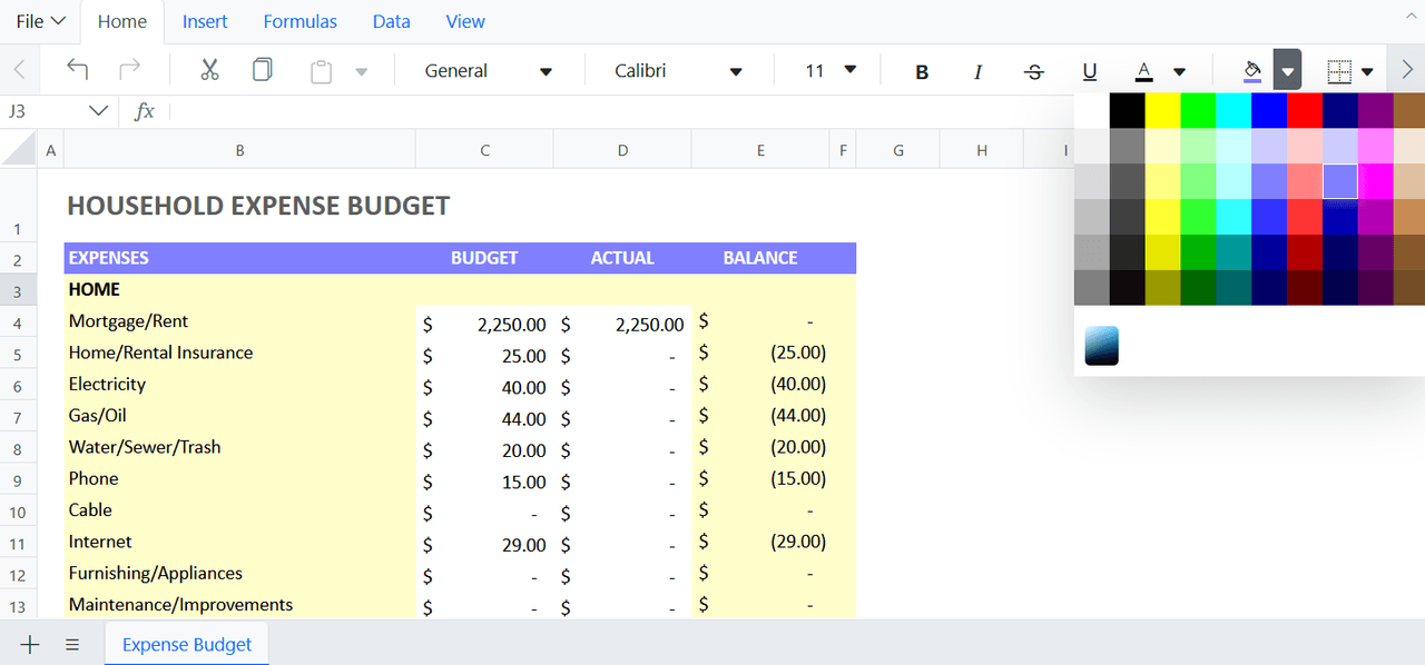 Syncfusion ASP.NET Core Spreadsheet product image