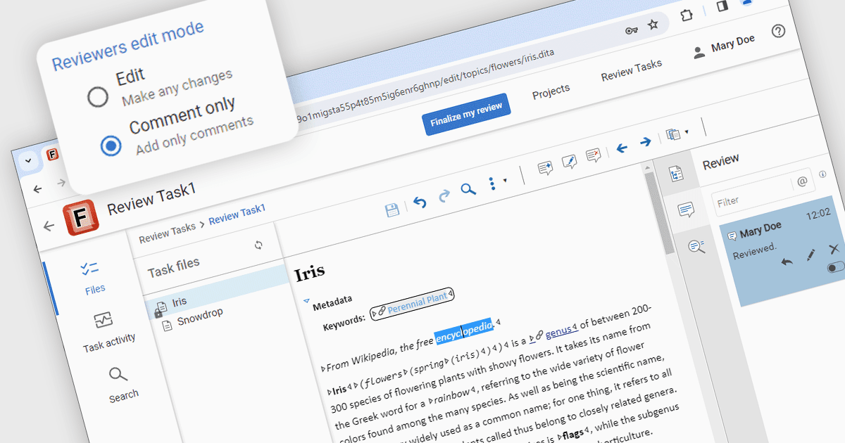 Control Reviewers' Access to Your Content