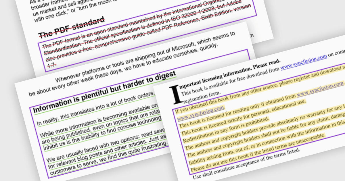 Boost PDF Comprehension with Text Markup Annotations