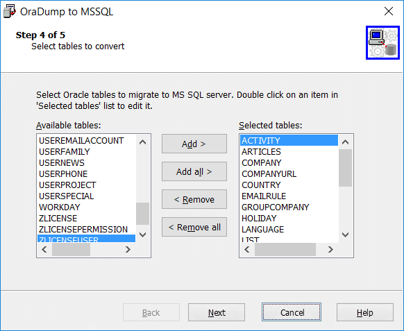 OraDump to MSSQL product image
